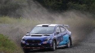 新井敏弘がラリー北海道に向けてスバルWRX S4をテスト