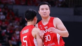 3P連発で最多20得点の富永啓生…同時出場の河村勇輝について「ケミストリーすごく良い」