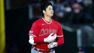 【MLB】“大谷よりイケてる”ボードに苦笑い　敵選手も驚いた異例の合唱…好相性も「味方がいい」