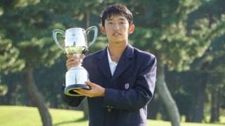 武田紘汰が三つ巴のプレーオフ制す「ストレスのないゴルフをしようと思っていた」
