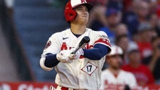 「ヤツは信じられない」大谷翔平、43号は圧巻の満塁弾！ 詰まりながらスタンドに運んだパワーに米愕然「非現実的だ」