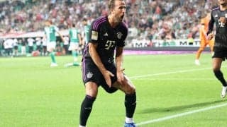 ケインがブンデスデビュー戦で1G1A！　「少し緊張」も「ピッチに入ったら本能が勝った」