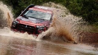 AXCR2023：増水により距離短縮のレグ5、チーム三菱ラリーアートのチャヤポン・ヨーターは総合3番手で最終日へ、リファット・サンガーがトップタイム