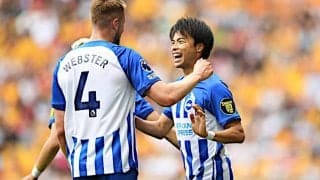 三笘が圧巻のドリブルから今季初ゴール！ブライトンは2戦連続の4得点で開幕2連勝を飾る【プレミアリーグ】