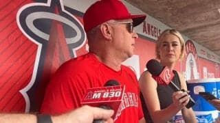 【MLB】ネビン監督、トラウトに慎重「まだ注視する」　復帰近づくも「昨日は少し痛みあった」