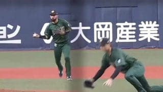 瞬き厳禁…わずか“0.56秒”の「神プレー」　メジャー流の高速美技が「芸術作品」