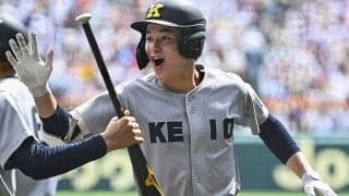 【高校野球】慶応・丸田湊斗が涙「世界中どんな人を探しても最高の夏」　公式戦初HRが先頭打者弾