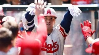 【MLB】大谷翔平、二刀流弾でまた水原通訳が“兜パフォ”　44号先制2ランも…2回に緊急降板