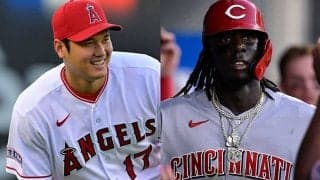 【MLB】大谷翔平をツンツン　実在するか確かめる“怪物”21歳…ニコニコ談笑が「可愛すぎる」