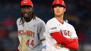 レッズ超逸材が「君は本物か？」 大谷翔平と塁上で見せたコミカルな振る舞いに米識者も反応「野球は言葉を越える」