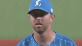 打者は手出ぬ“超絶変化”は「落差やばいな」　バットもへし折る新助っ人は「えぐい」