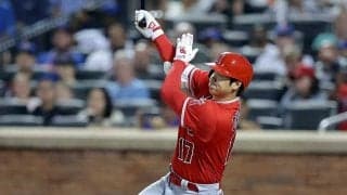 【MLB】大谷翔平、千賀滉大から弾丸二塁打　右肘負傷も影響なしの1安打3四球、9回好機では申告敬遠