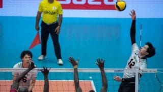 男子日本代表　アジア男子選手権準決勝でカタールを逆転で下し決勝進出