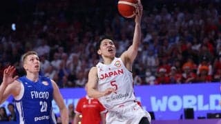 第4Qに圧巻のパフォーマンスを披露…25得点の河村勇輝「皆さんの声援があったからこそ」