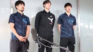 アジア選手権を制した男子日本代表が帰国　オリンピック予選での出場権獲得を見据える