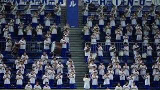 試合前から“美爆音”　侍U-18壮行試合で習志野高の吹奏楽部登場…観客大歓声