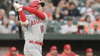 【MLB】大谷翔平「2番DH」  元“二刀流”同僚右腕からリーグ独走45号アーチなるか