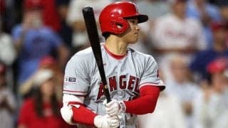 大谷翔平、今季MLB最速の“191キロ二塁打”　一瞬でフェンス到達…肘負傷中と思えぬ一打