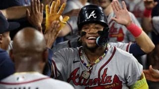 【MLB】アクーニャJr.、史上初の「30HR＆60盗塁」　満塁弾で達成…歴史的偉業に敵地騒然