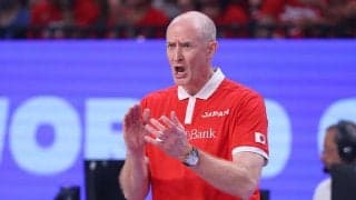 日本代表ホーバスHC「うちの目標です。あと1勝です」比江島を4Qで起用した理由も説明