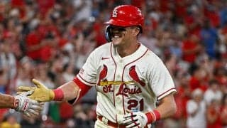 【MLB】ヌートバーが復活13号　復帰2戦目の“豪快ライナー弾”に笑顔、自己最多にあと1本