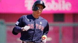 【MLB】吉田正尚、14号3ランは「分からなかった」　三塁まで全力疾走「跳ね返ったので…」