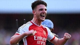 「信じられない」初ゴールが劇的決勝弾のライスがアーセナルファンと歓喜分かち合う、強みが出た勝利に「最終的に報われた」