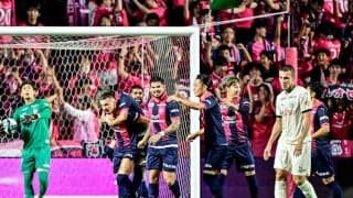 「映えとんなーw」C大阪の場外ステージに現れたお笑い芸人ZAZYの姿が話題！ チームカラーと同じピンク一色に「ドフラミンゴかと思った」「人選wうらやまw」の声！ 