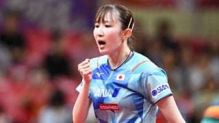 早田ひな7位、伊藤美誠8位、平野美宇14位 日本勢に大きな変動なし＜卓球・女子 最新世界ランク＞