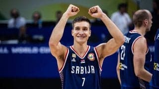 リトアニアを撃破し4強入りのセルビア…ボグダノビッチは負傷離脱の仲間に「この勝利は彼のため」