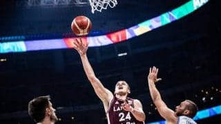 エースのゾリクスがゲームハイの28得点をマーク…第2Qで逆転したラトビアがイタリアを振り切る