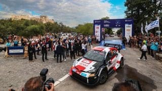 WRCアクロポリス：初日のSS1を終え、トヨタのカッレ・ロバンペラがトップ、勝田は1.3秒差の6番手