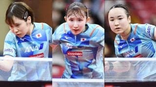 早田ひな・平野美宇・伊藤美誠の黄金世代トリオで挑むも中国にストレート負け（アジア選手権／女子団体戦 結果まとめ）