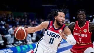 2点差で勝利を逃したアメリカ…先発PGのブランソンは「素晴らしいプレーだった」とドイツを賞賛