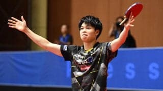 田中佑汰が世界2位の中国・王楚欽を破る大金星！張本智和は負傷も響き初戦敗退【卓球 アジア選手権】