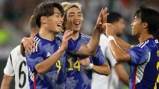 W杯からの進化示した日本代表が敵地でドイツに4発完勝！　伊東純也の1G1Aに途中出場の久保が圧巻2アシスト【国際親善試合】