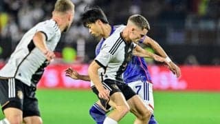 「三笘さんキミッヒでも大丈夫なんか」三笘薫がドイツ戦でキミッヒとサネの\"包囲網\"を「瞬間移動」の如くドリブル突破！「こんな日本人居ない」とファンも驚愕