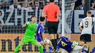 【GK大迫敬介がドイツ戦先発で感じたこと(2)】「日本じゃあんまり想像できないようなところからボールが飛んできた」状況を、「面白くて楽しめた９０分でした」と振り返る