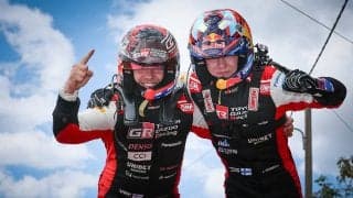 WRCアクロポリス：トヨタ勢はロバンペラ、エバンスが1‐2フィニッシュ