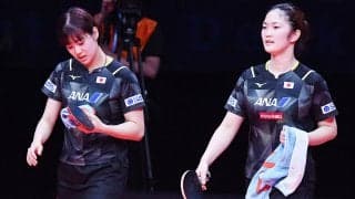 木原美悠・長﨑美柚 中国ペアに2ゲーム先取もあと一歩届かず逆転負け。決勝進出ならず【卓球 アジア選手権】