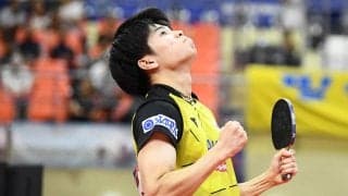 世界2位を撃破し男子唯一のベスト8進出！快進撃を見せた田中佑汰 「この勢いでパリ五輪へ」【卓球 アジア選手権】