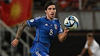 イタリア代表にまたケガ人…トナーリが筋肉疲労のためウクライナ戦を欠場