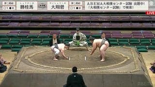 「手をついて…」「まだ、まだっ！」20歳・若手行司の迫力ある声が響く館内“待った”連発に毅然とした態度