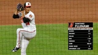 藤浪晋太郎の「最高なスイーパー」に現地注目 6戦連続無失点達成の瞬間に投じた豪速球と並ぶ武器に脚光