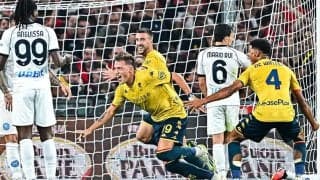 レテギ被弾のナポリ、2点差追いつくもジェノアにドロー【セリエA】