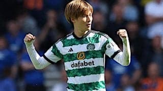 古橋の2戦連発弾などで3発完勝のセルティックがCL初戦に弾み！【スコティッシュ・プレミアシップ】