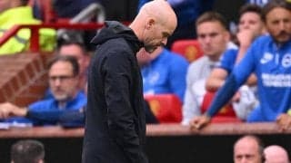 テン・ハグ、5試合で早くも3敗目…「誰のせいにもできないし、もっと良くならないと」