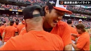 藤浪晋太郎に「アレ目指して！」 PO決定試合最速の163キロ力投でファン歓喜