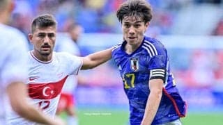 【欧州遠征を終えた田中碧の現在地(1)】「自分自身に課していきたい」トルコ戦で感じた、足りない部分。日本代表主将を務めるなど森保監督からの絶大なる信頼を受けながら