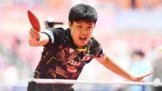 日本のエース・張本智和 4位は変わらず。篠塚大登が日本勢2位の34位＜卓球・男子 最新世界ランク＞